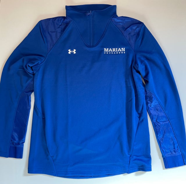 Under Armour Ua Command Warm-up Short Sleeve Hoodie in Blue for